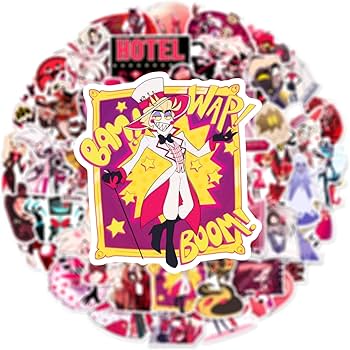 Amazon.co.jp: ハズビン・ホテルへようこそ！ ステッカー 56枚